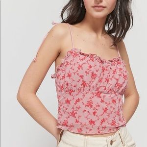 Motel x UO Kalsi Tie-Shoulder Top